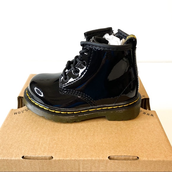 Dr. Martens Other - Dr. Martens Air Wair Patent Leather Kids Boots NIB
